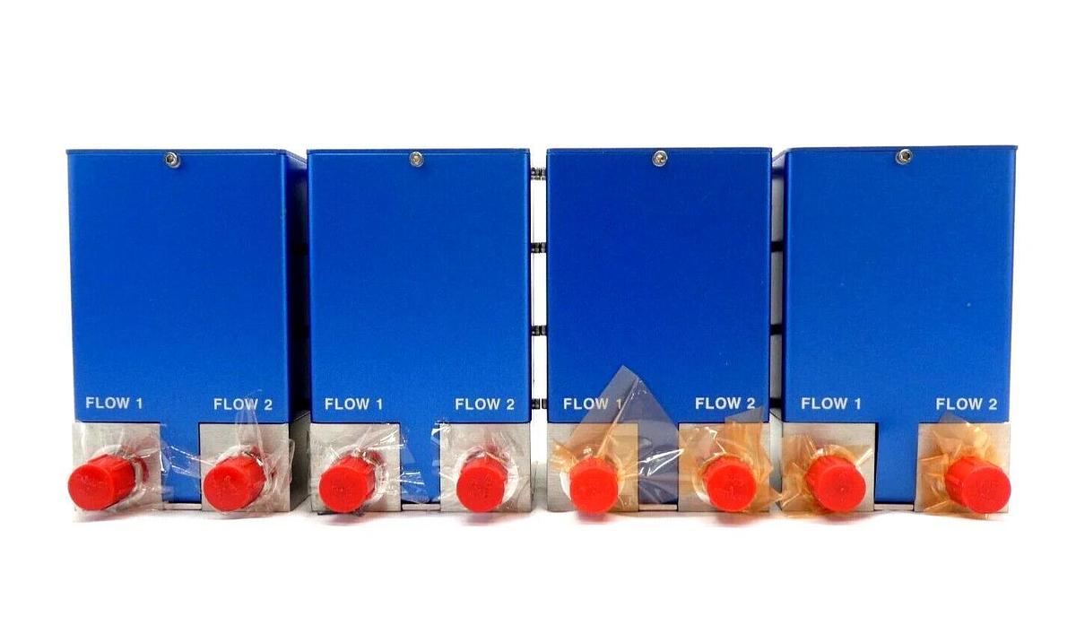 Used MKS Instruments DLT2A214163R110 Flow Ratio Controller Delta II Lot of 4 Working