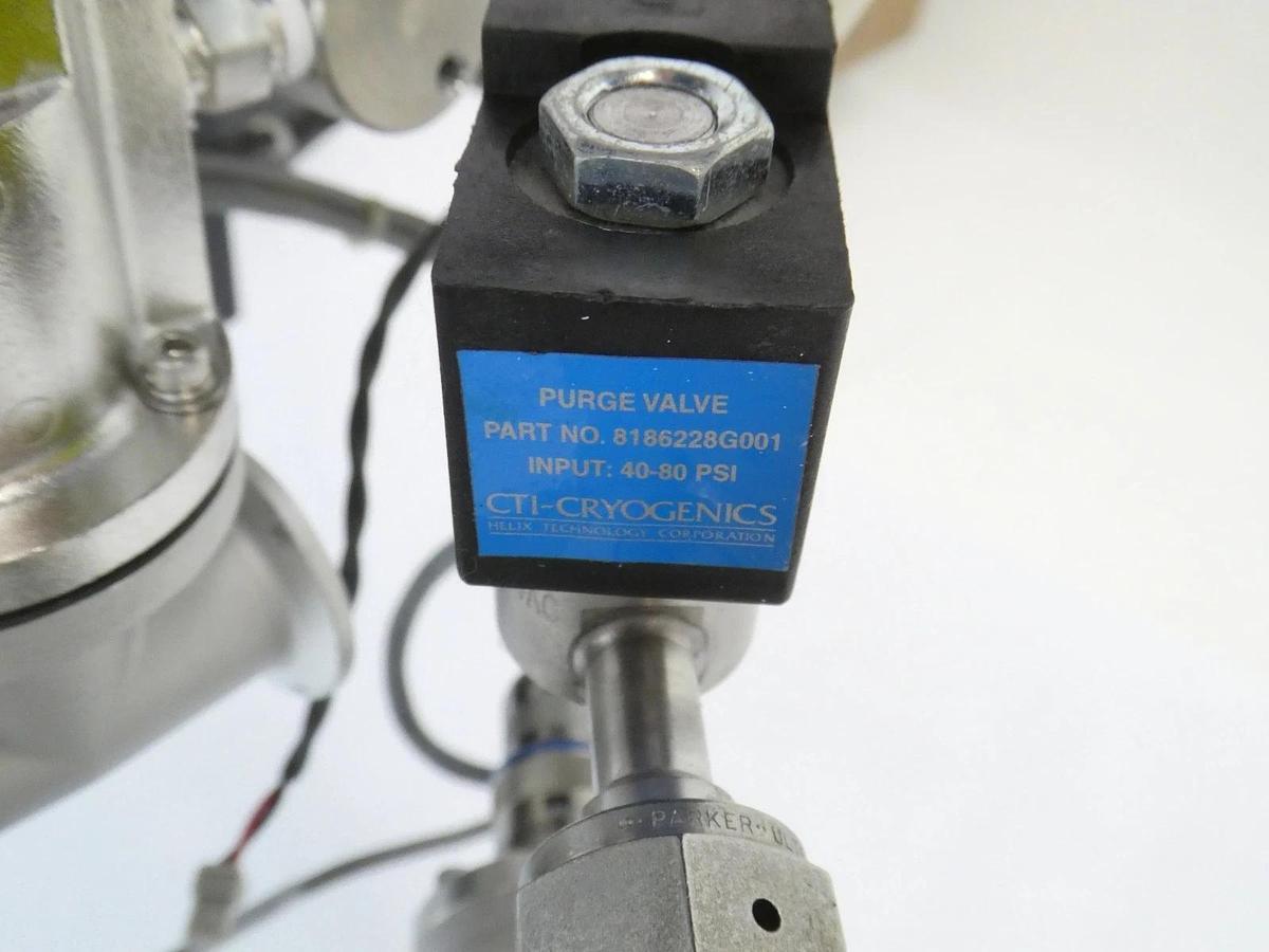 Used CTI-Cryogenics 8185095G001R On-Board IS-8F Cryopump AMAT Tested Working Surplus