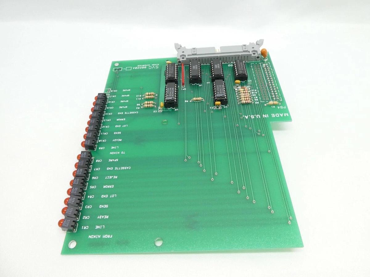 Used SVG Silicon Valley Group 80220A-01 Nikon Interface Board PCB Working Surplus