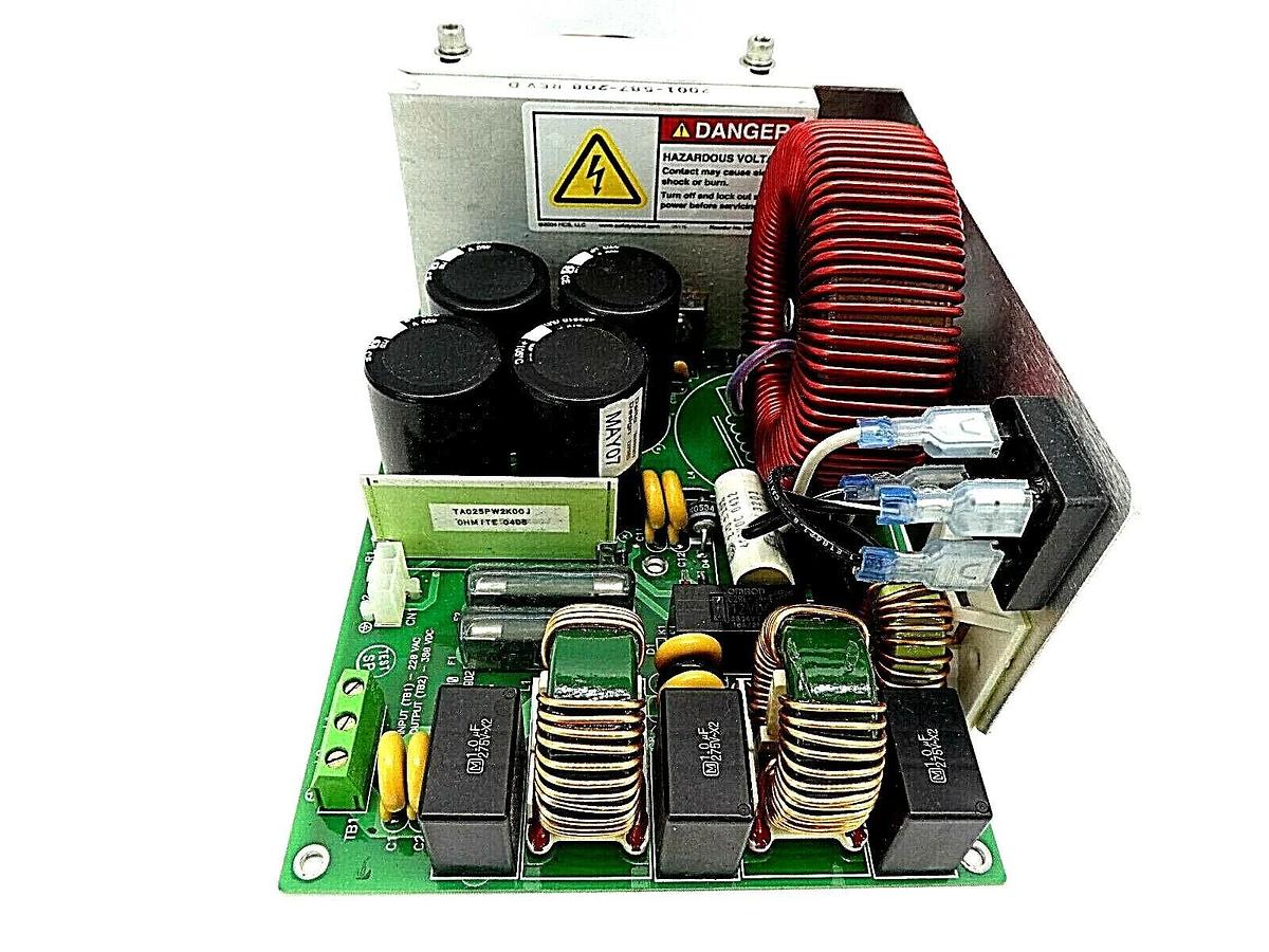 Used Delta Design 1937019-503 2400W PFC Boost Supply Board PCB Rev. E-R Working Spare