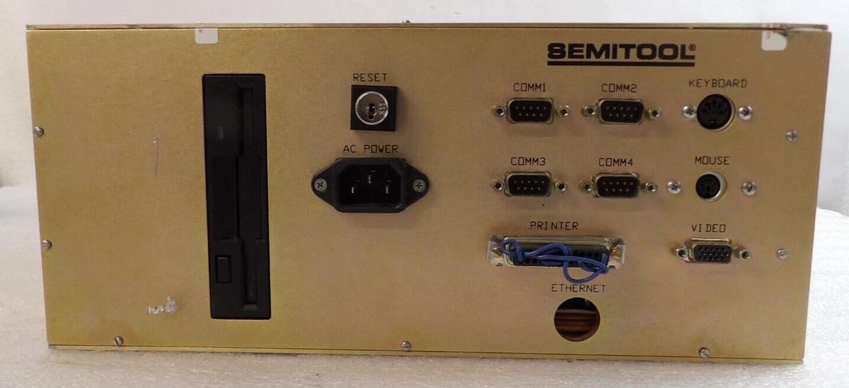 Used Semitool 23801-01 Module Computer Assembly W/Keys 23801 Working Surplus
