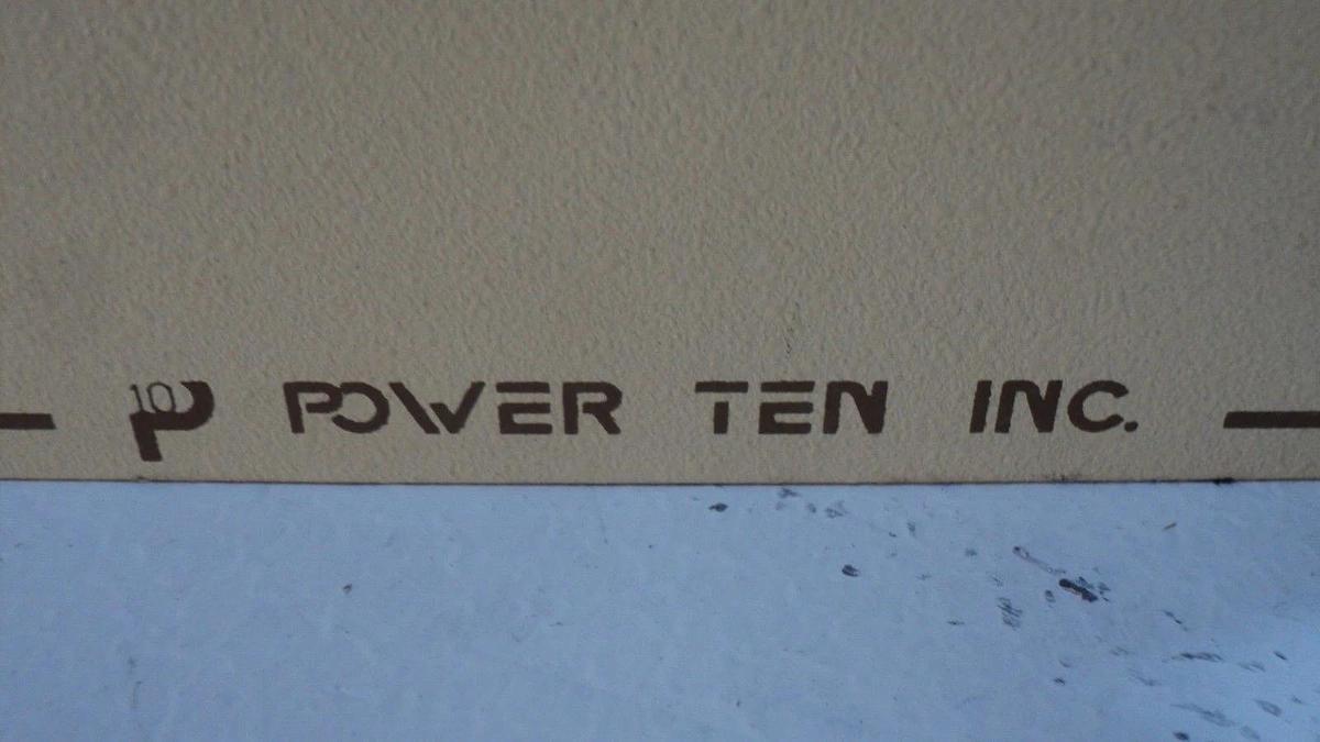 Used Power Ten 5800R-20/10 DC Dual Output Power Supply Working Surplus