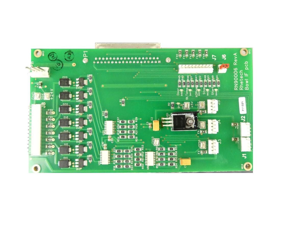 Used Rhetech Inc RN90006 SRD Main Bowl IF Interface PCB Board OEM Refurbished