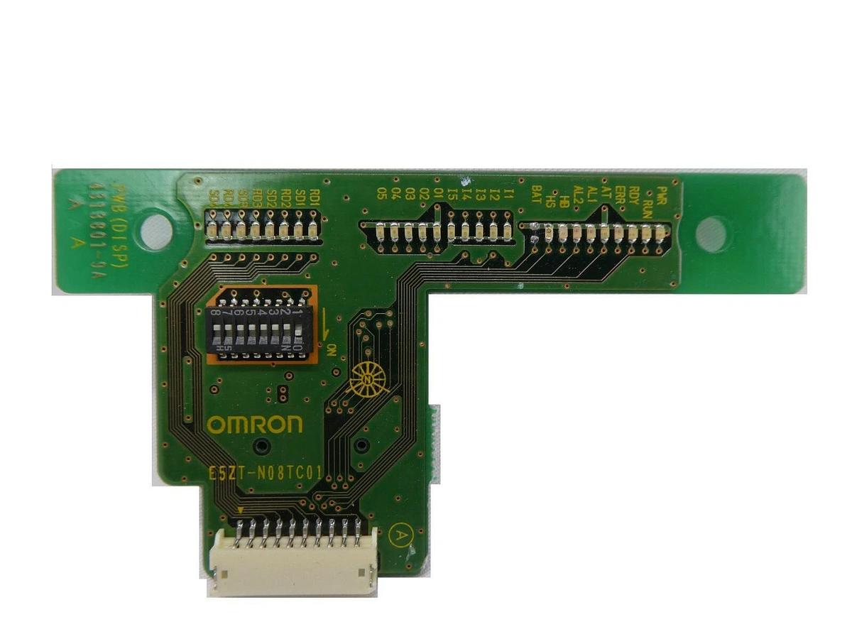Used Omron 4313801-9A Interface Board PCB PWB(DISP) E5ZT-N08TC01 NSR-S205C Spare
