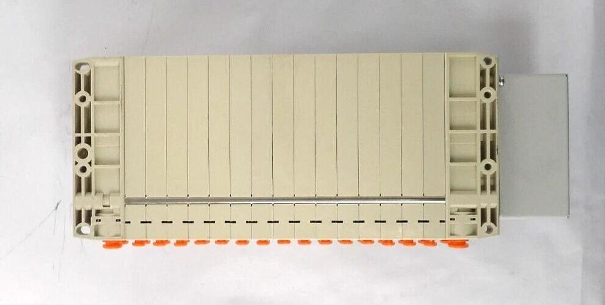 Used SMC SS5V1-DUQ00584 15-Port Pneumatic Manifold AMAT 0190-41155 Working Surplus