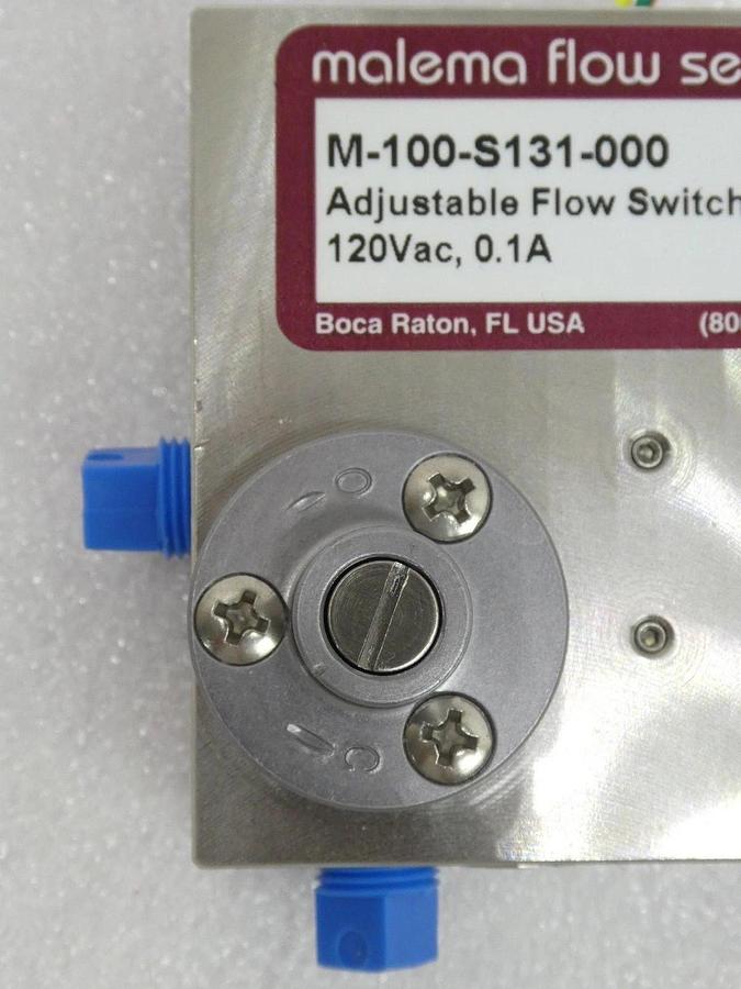 Used Melama M-100-S131-000 Adjustable Flow Switch Reseller Lot of 2 New