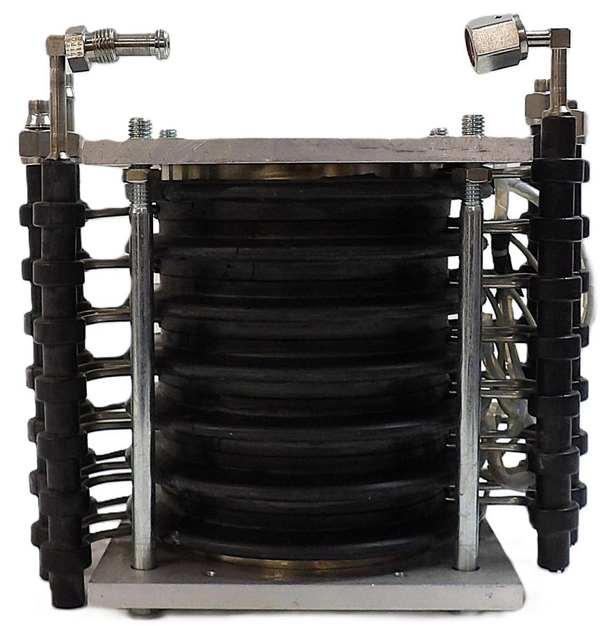Used MKS Instruments Unmarked Ozone Generator Stack Assembly AX8400 Series Working
