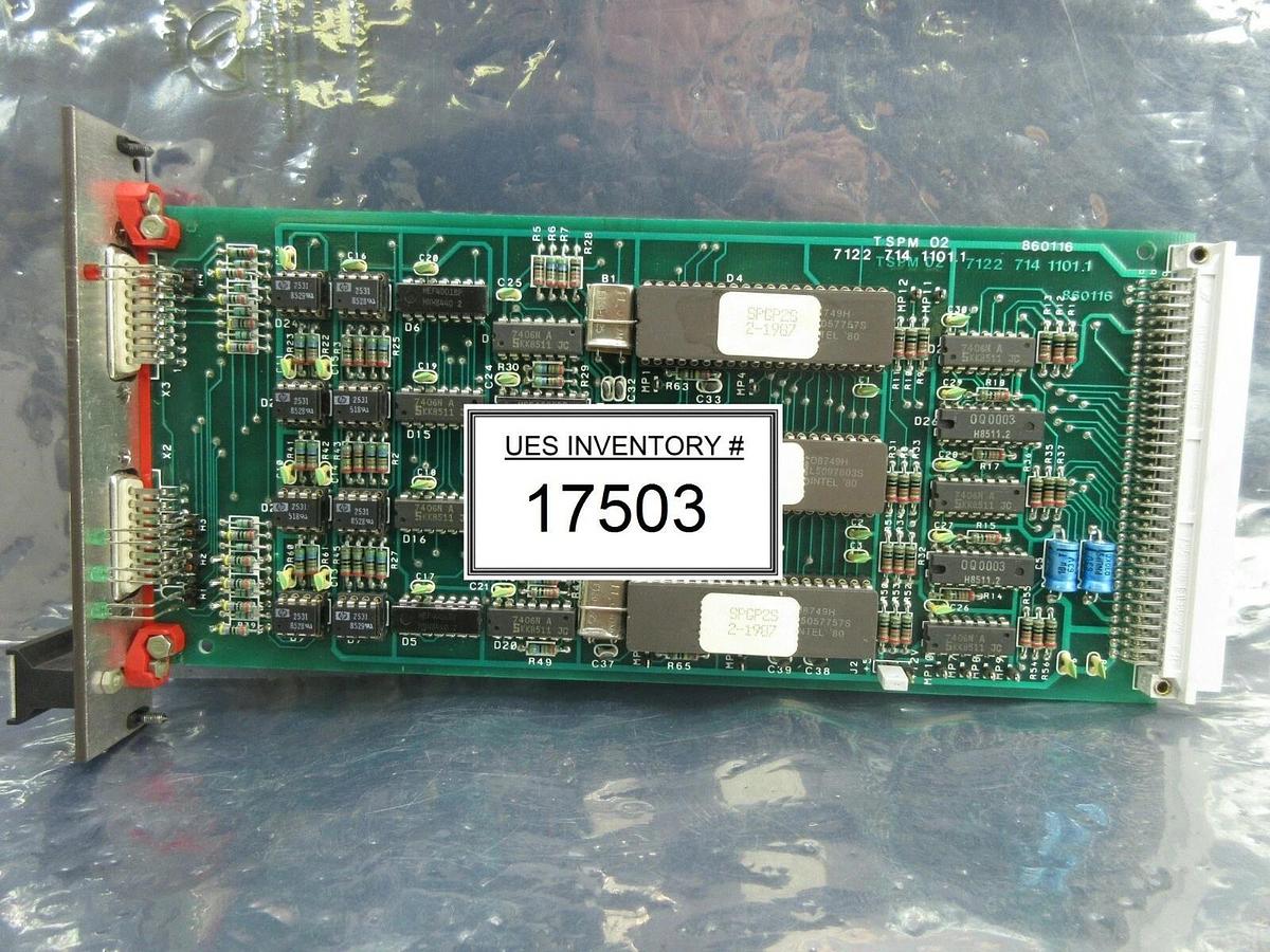 Used Philips 7122 714 1101.1 Processor PCB Card TSPM 02 ASML PAS 5000/2500 Used