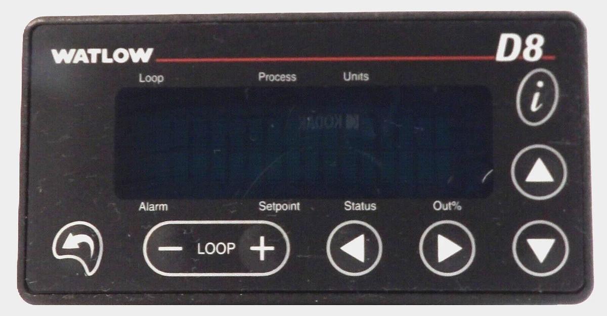 Used Watlow D881-0000-1000 Temperature Controller TB50 D8 AMAT 0190-29681 Working
