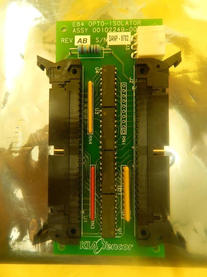 Used KLA-Tencor 00102249-000 E84 Opto-Isolator PCB Board CRS-3000 Used Working