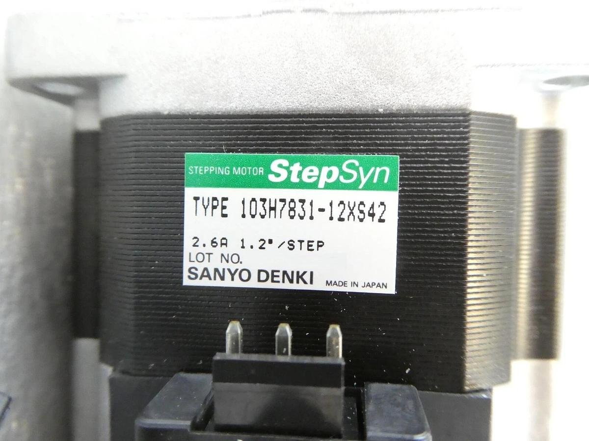 Used Sanyo Denki 103H7831-12XS42 Stepping Motor StepSyn Working Surplus