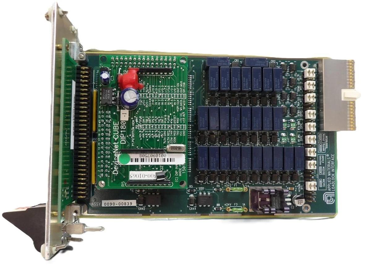 Used AMAT Applied Materials 0090-00839 Loadlock Interface PCB Card Working Surplus