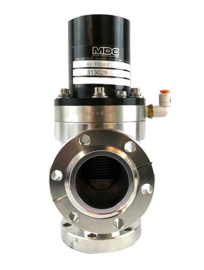 Used MDC Vacuum Products 313029 Pneumatic Angle Valve AV-150M-P Working Surplus