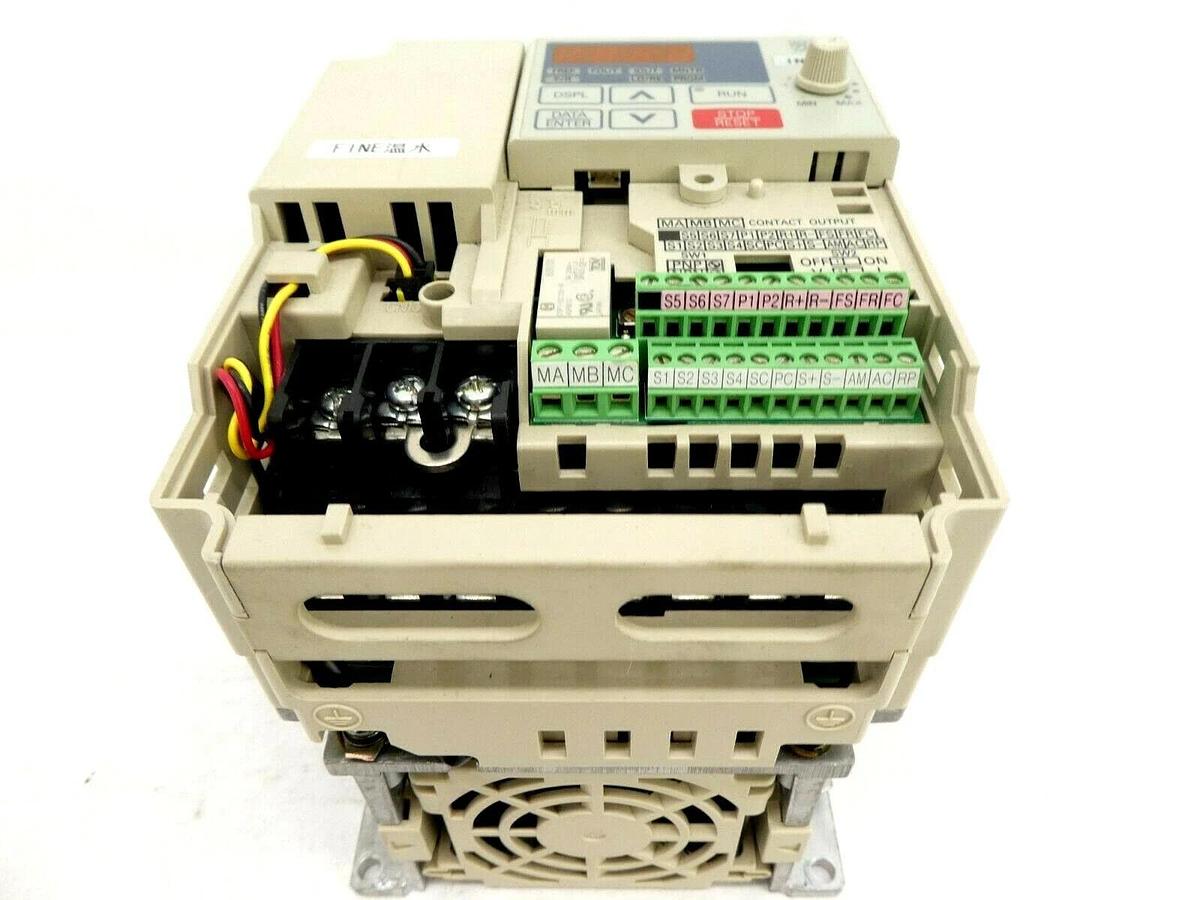Used Yaskawa Electric CIMR-V7AA21P5 Inverter Drive VS Mini V7 No Cover Nikon NSR