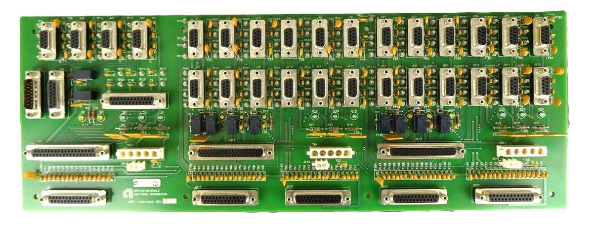 Used AMAT Applied Materials 0100-02464 Gas Panel Distribution PCB Working