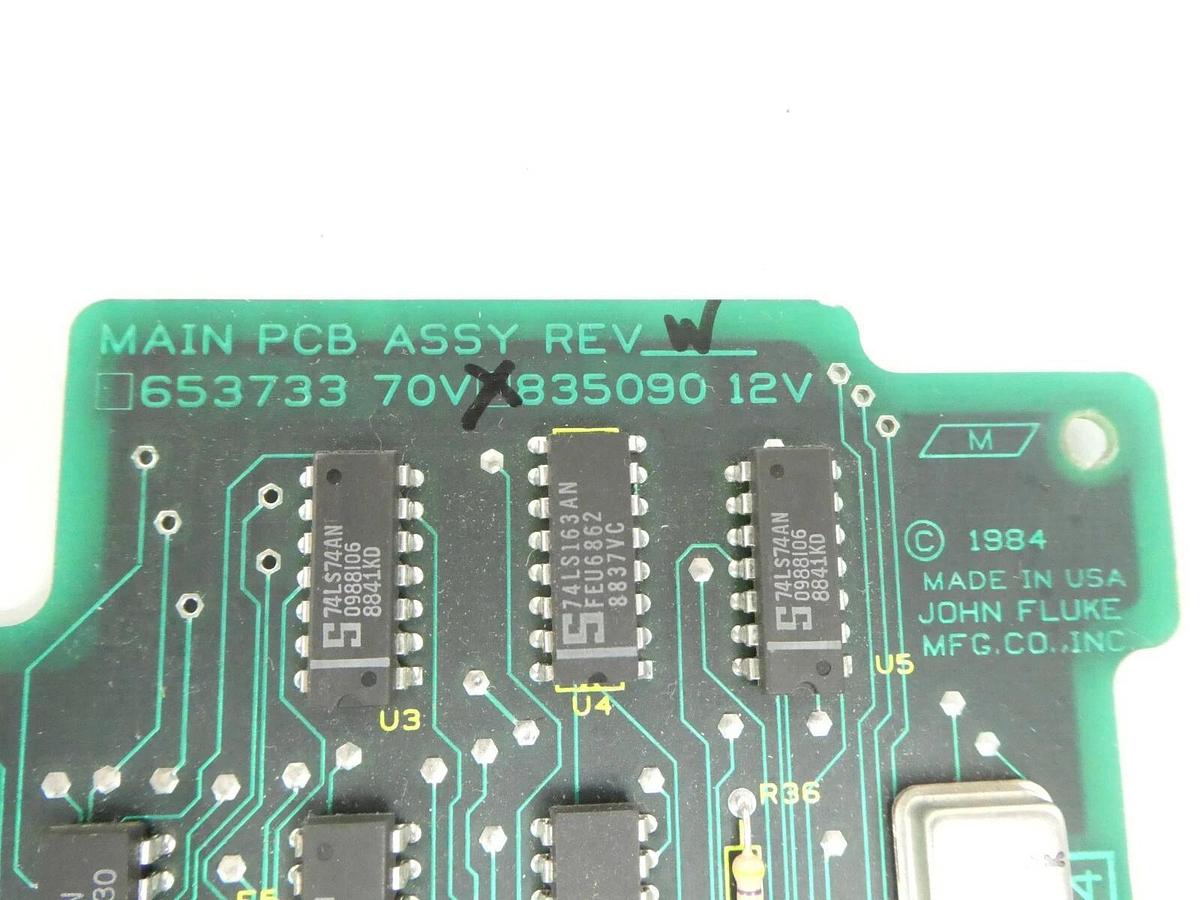 Used Fluke 835090 12V Infotouch Display Processor Main PCB 653733 1780A Working Spare