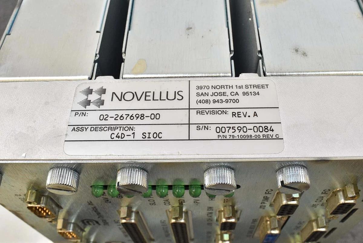 Used Novellus Systems 02-267698-00 C4D SIOC 1 Module Assembly Spare Surplus