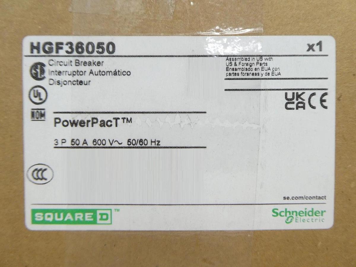 Schneider Electric HGF36050 Circuit Breaker PowerPacT Square D New Surplus