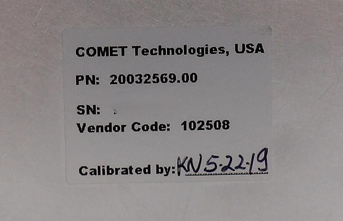 Used Comet 20032569.00 RF Match Phase/MAG Module 5000W @ 13.56MHz Lot of 2 Working