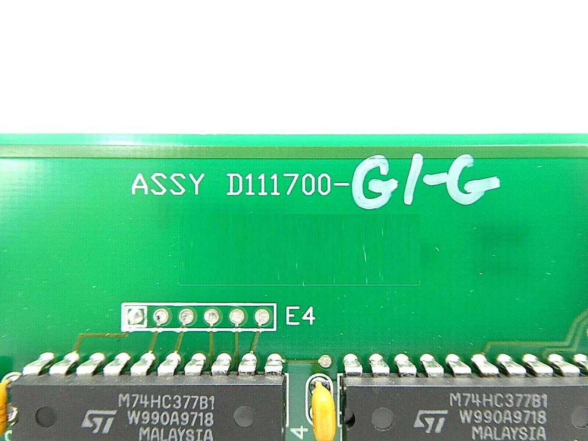 Used MKS Instruments D111700-G1-G Gauge Measurement & Control PCB Card 111699-G Spare
