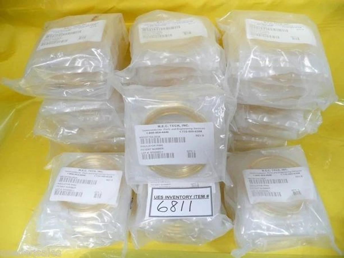 Used M.E.C. Tech 26-83622-00 Insulator Ring AMAT Applied Materials Lot of 6 New