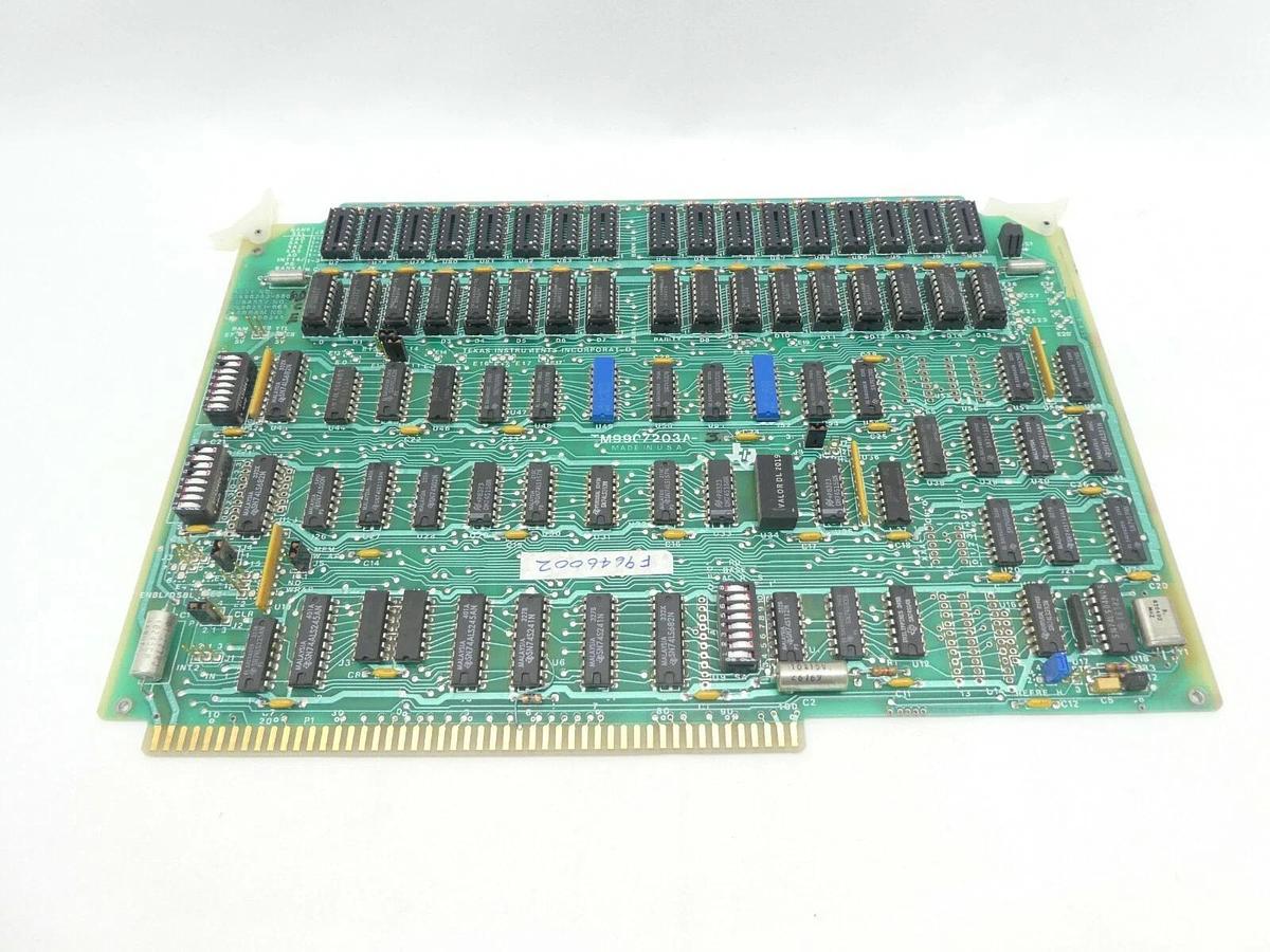 Used Texas Instruments 1600252-0006 RAM Module PCB Card TM990/203A-3 Varian F9646002