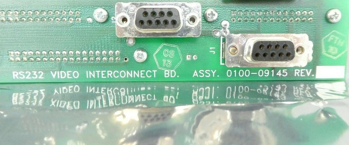Used AMAT Applied Materials 0100-09145 RS232 Video Interconnect PCB