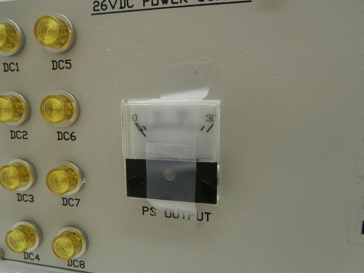 Used Brooks Automation 001-3710-03 26VDC Power Supply 13710-03 Cracked Display Used