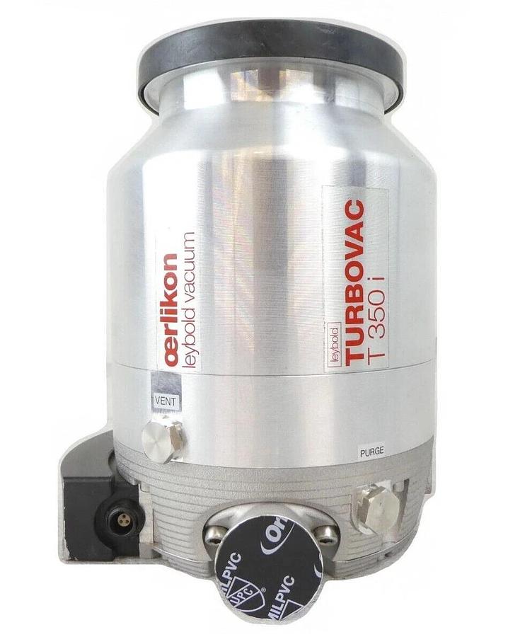Used TURBOVAC T 350i Leybold 830050V1000 Turbomolecular Pump Connector Tested Working
