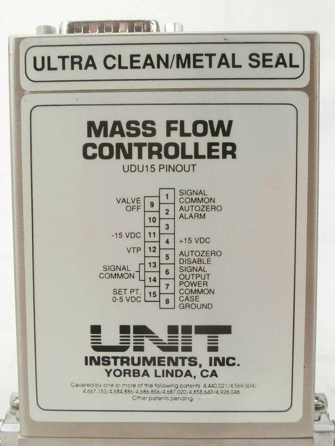 Used UNIT Instruments UFC-8160 Mass Flow Controller MFC 200 SCCM CF4 Working Spare