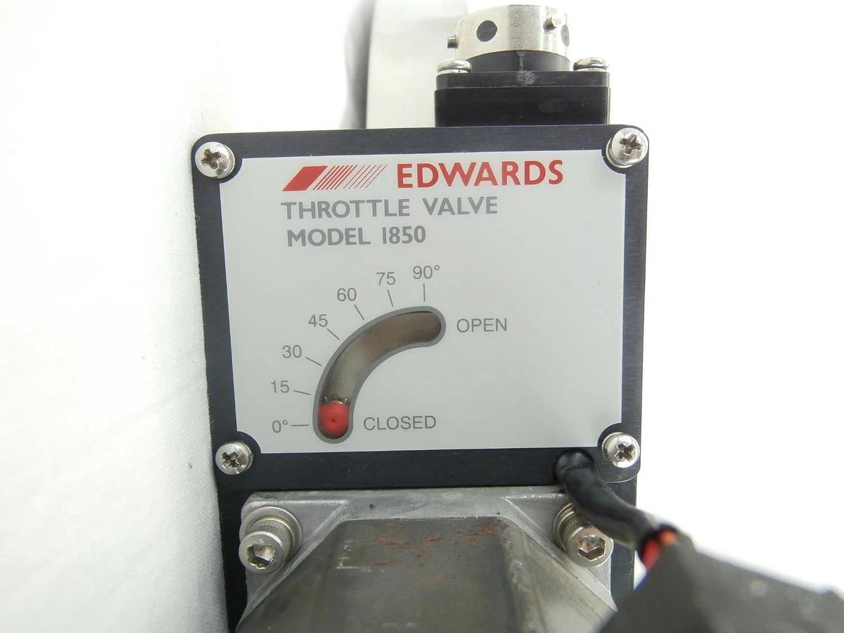 Used Edwards 1850 Mechanical Vacuum Throttle Valve ISO200 Tegal 6500 Used Working