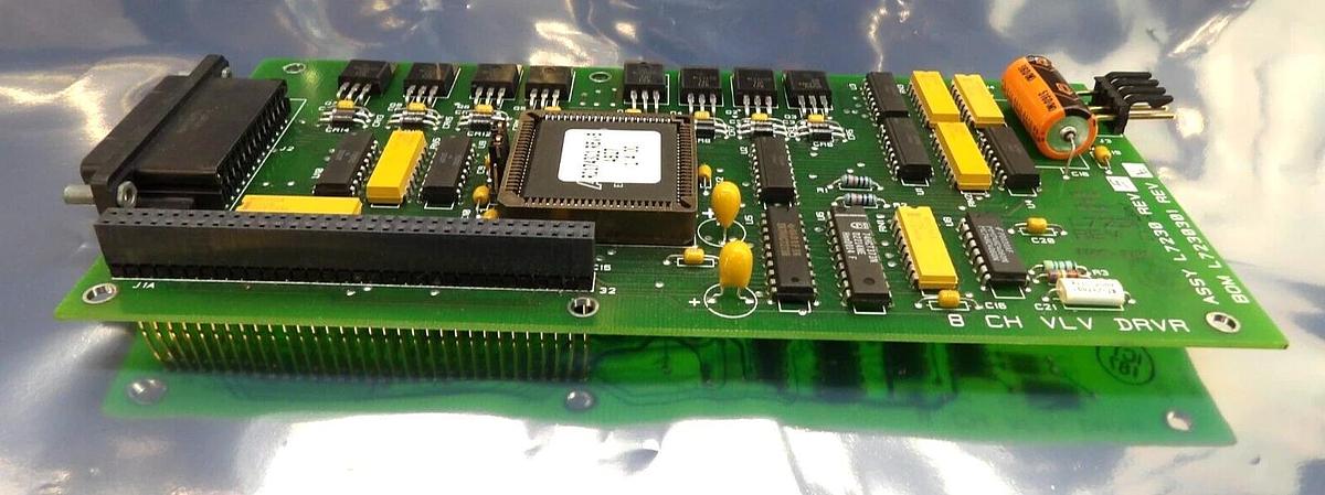 Used Varian L7231 8 Channel Valve Driver PCB Board Assembly Working Surplus