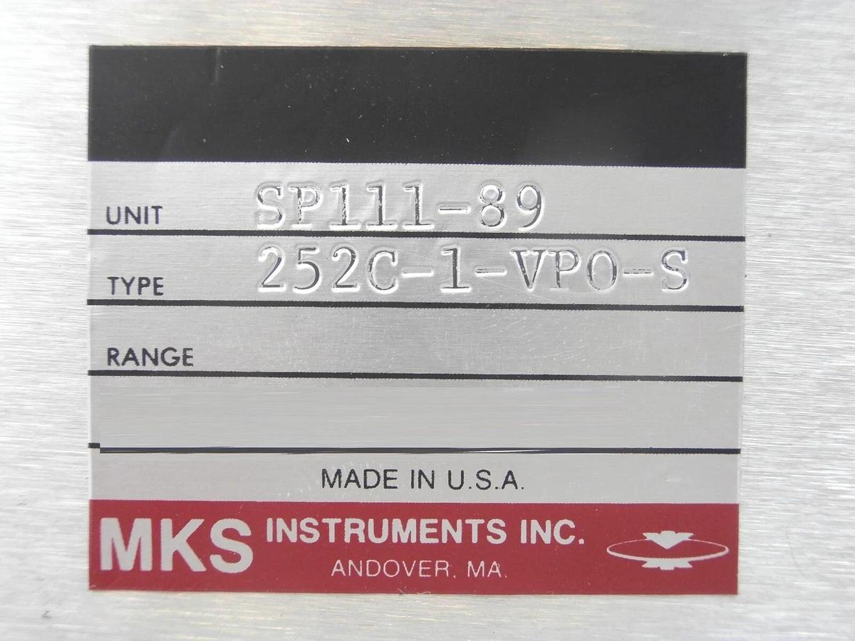Used Alcatel 252C-1-VPO-S Throttle Valve Controller 2252 MKS Instruments Working