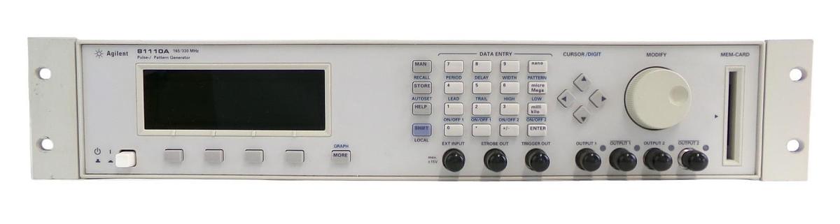 Used Agilent 81110A Pulse Pattern Generator 165/330 MHz with 81111A Modules Surplus