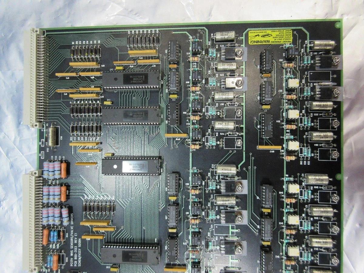Used Amray 92084-01 PC17V WHS Sensors/Valve Drivers PCB 800-3123 Used Working