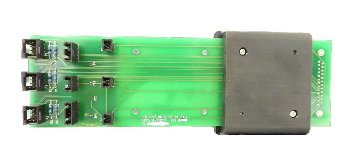 Used Therma-Wave 14-018274 Tall Optics Plate Interface PCB #2 OPTI-PROBE Working