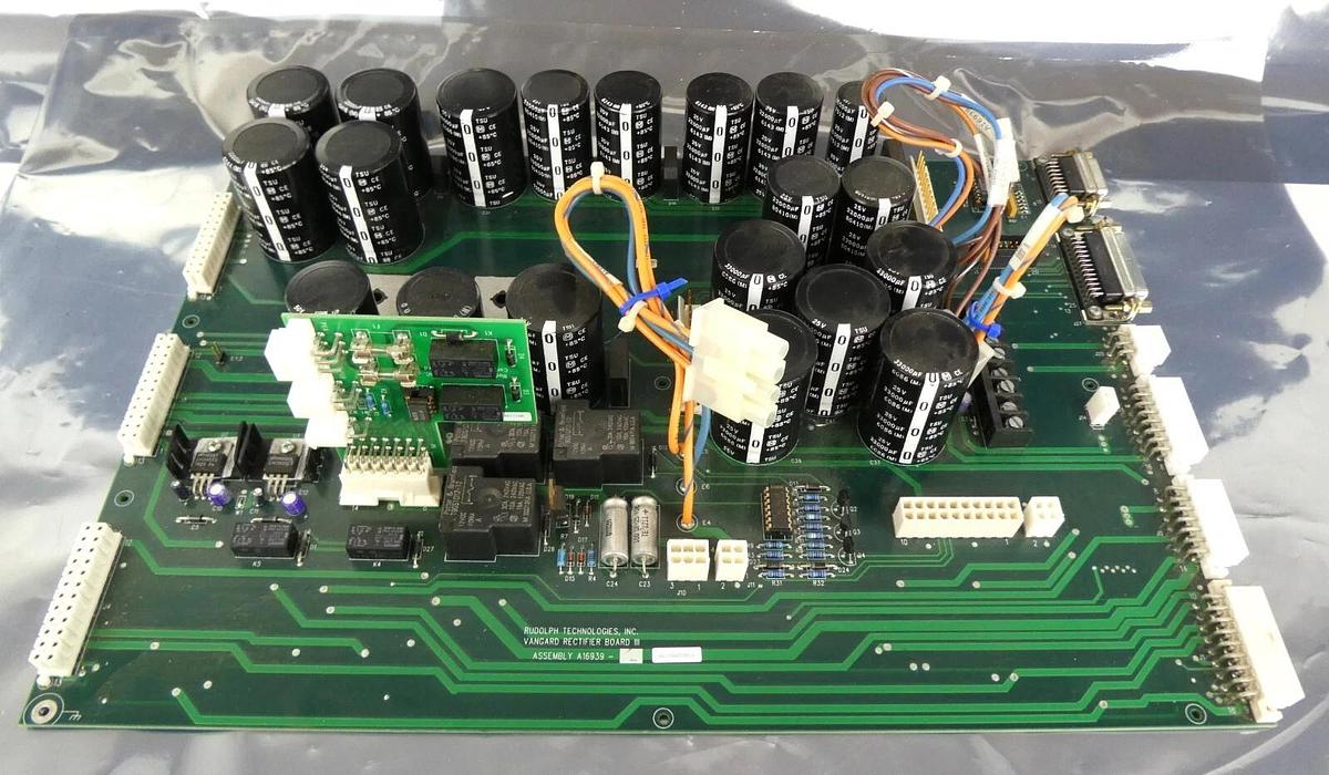 Used Rudolph Technologies A16939 Vangard Rectifier PCB Board III Working Surplus