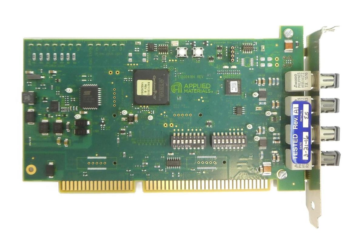 Used AMAT Applied Materials E15004184 ISA Master Loop PCB Card Varian Working Surplus