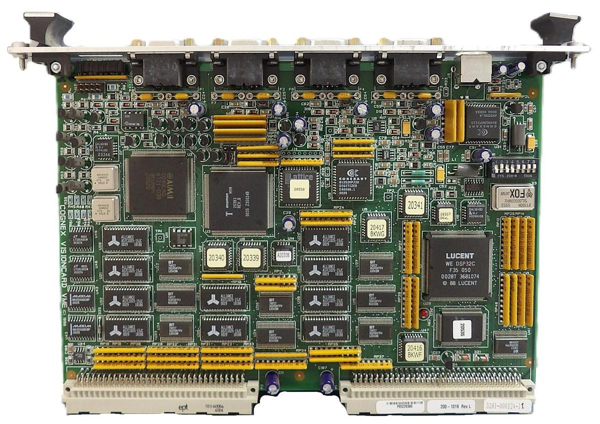 Used Cognex 200-1019 Visioncard VME PCB TEL Tokyo Electron 3281-000124-11 Working
