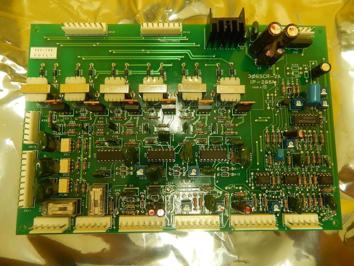 Used Yashibi 306SCR-2A Thyristor Transformer PCB Board IP-268A YCC-18K Used Working
