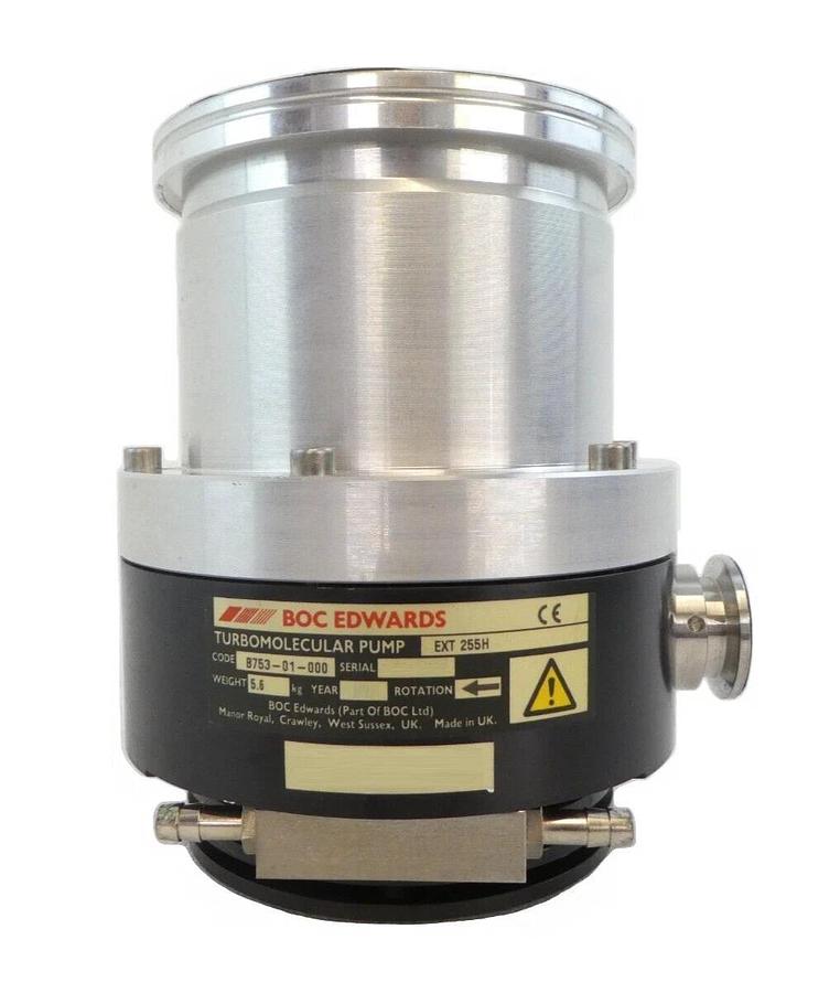 Used EXT 255H Edwards B753-01-000 Turbomolecular Pump Turbo Tested Working