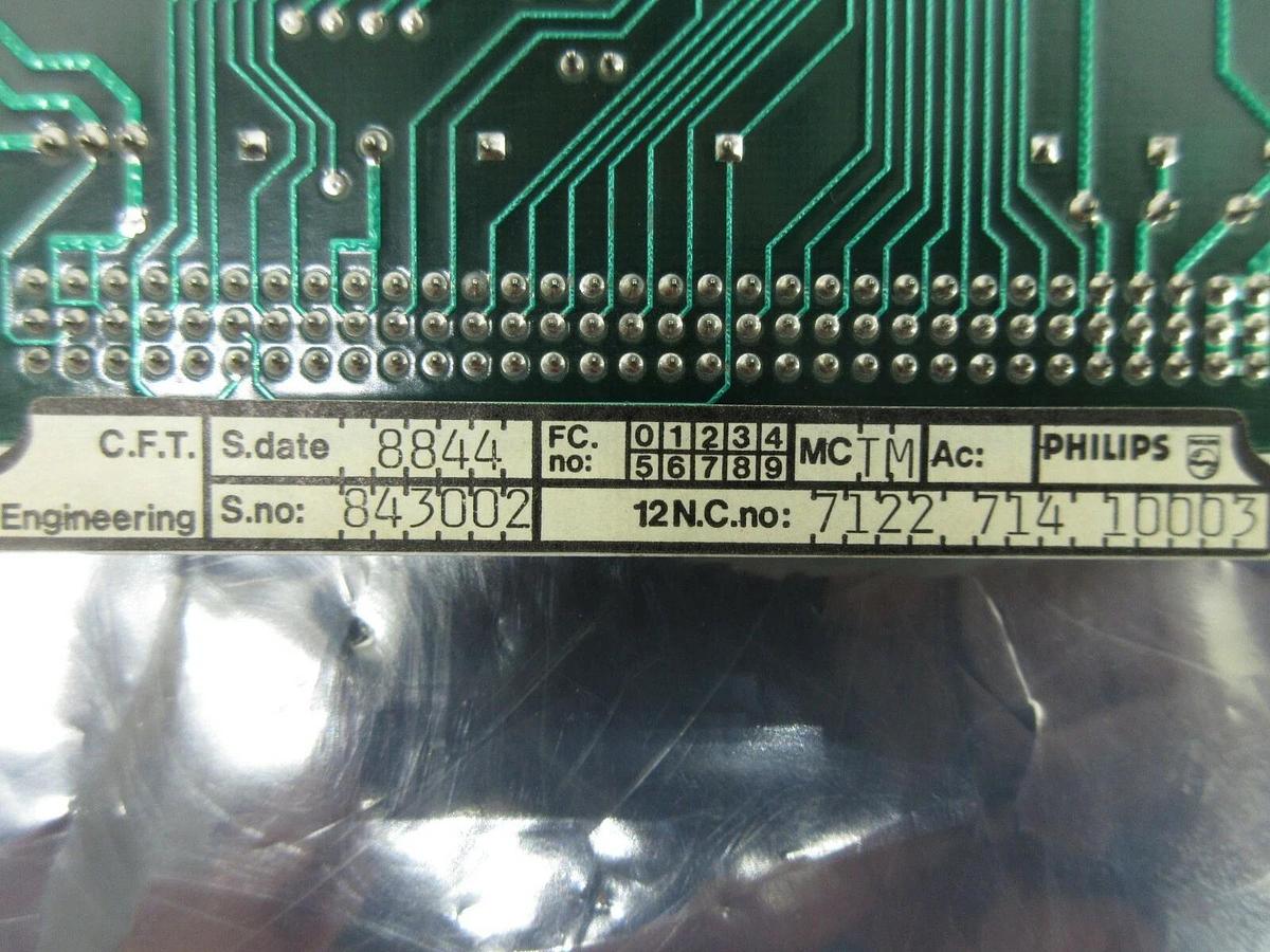 Used Philips 7122 714 10003 Processor PCB Card CSPM ASML PAS 5000/2500 Used Working