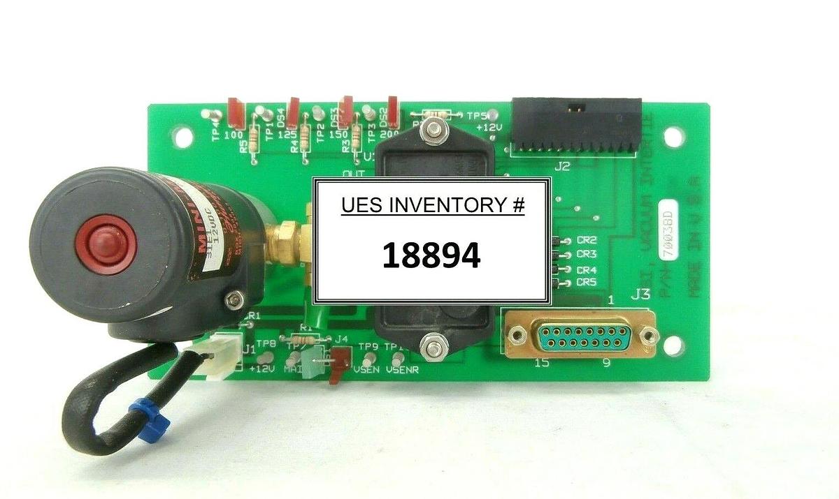 Used ESI Electro Scientific Industries 70038 Vacuum Intertie Board PCB 9250 Working