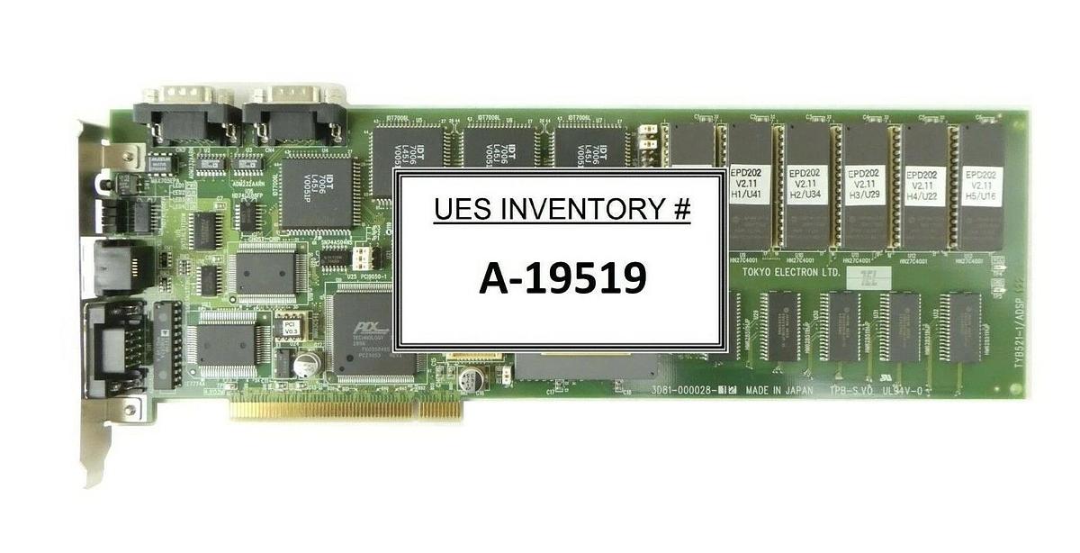 Used TEL Tokyo Electron 3D81-000028-12 Processor PCB Card TYB521-1/ADSP Working Spare