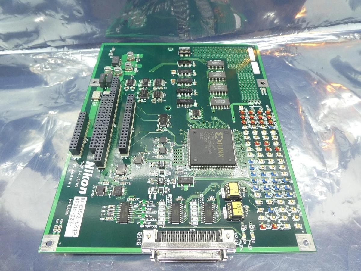 Used Nikon 4S019-026 Driver PCB IU-DRV2-EX4P Copper Exposed NSR Series Working Spare