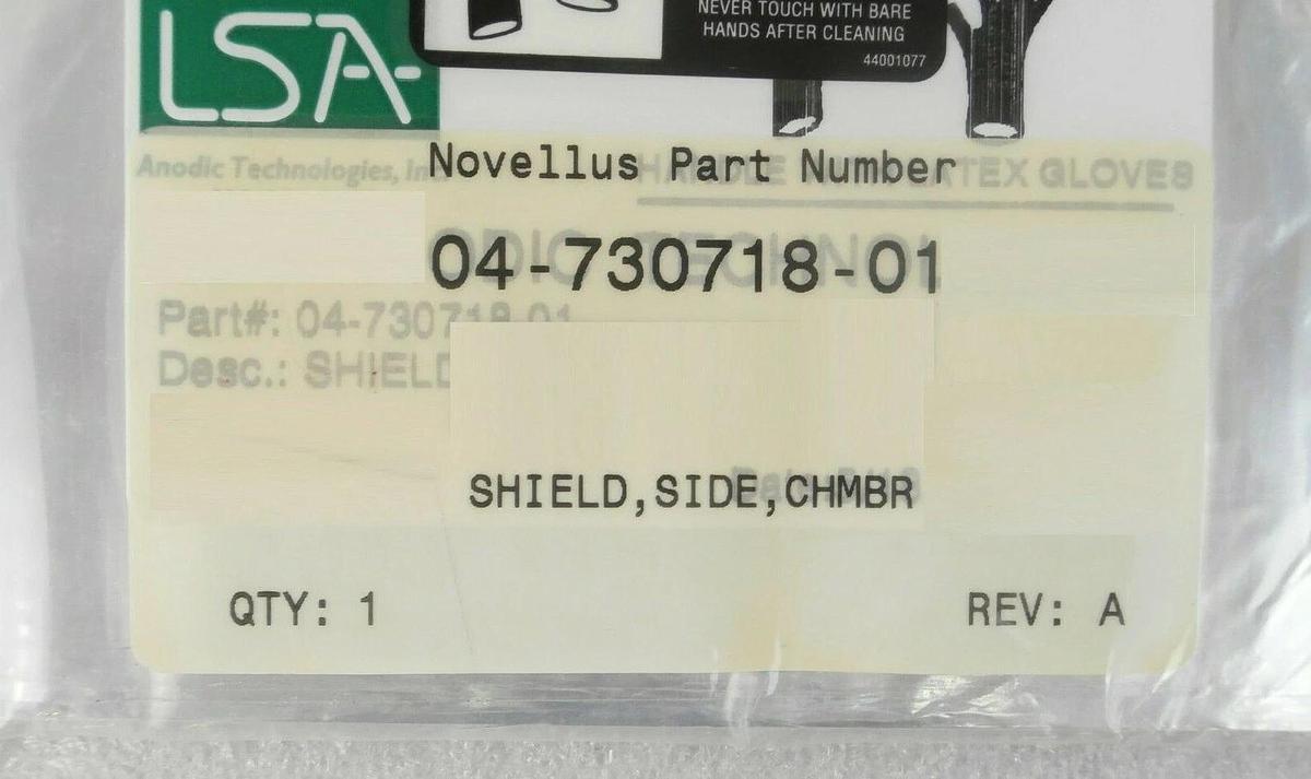 Refurbished Novellus Systems 04-730718-01 CVD Chamber Side Shield Manufacturer Refurbished