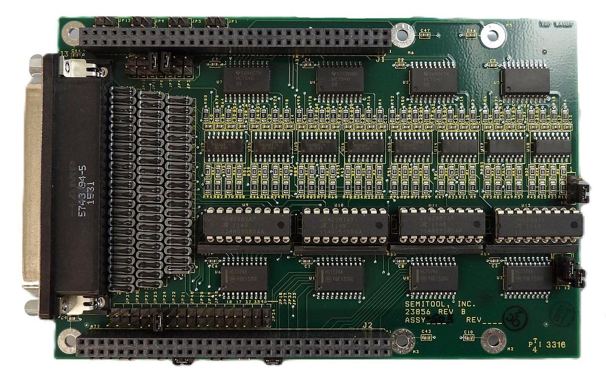 Used Semitool 23856-503 I/O Board Source PCB 2601800 AMAT Working Surplus