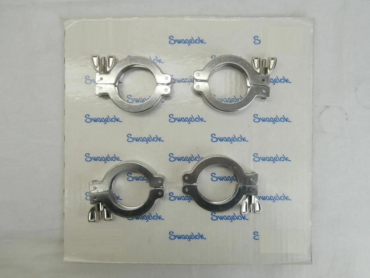 Used Swagelok JNWCP40 Vacuum Wingnut Clamp NW40 KF40 Reseller Lot of 4 New Surplus