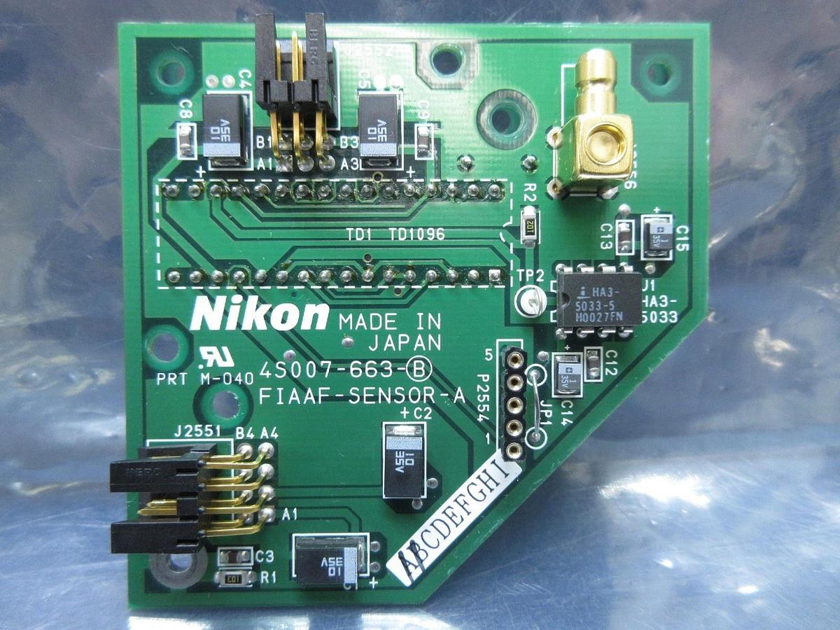 Used Nikon 4S007-663-B FIAAF Sensor Board PCB FIAAF-SENSOR-A NSR-S204B Used Working