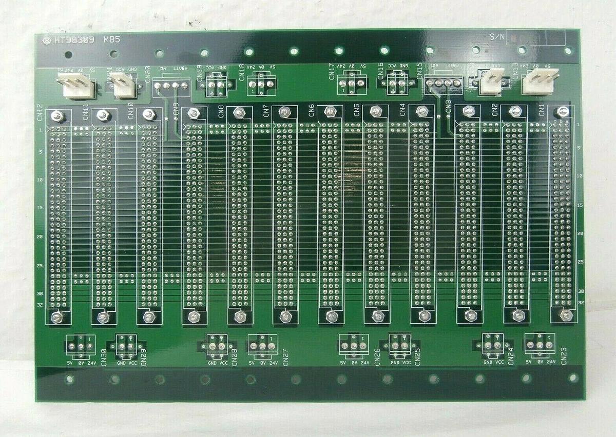 Used Hitachi HT98309 Backplane Board PCB MB5 M-712E Trench Etcher Working Surplus